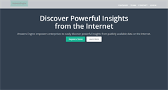 Desktop Screenshot of answersengine.com